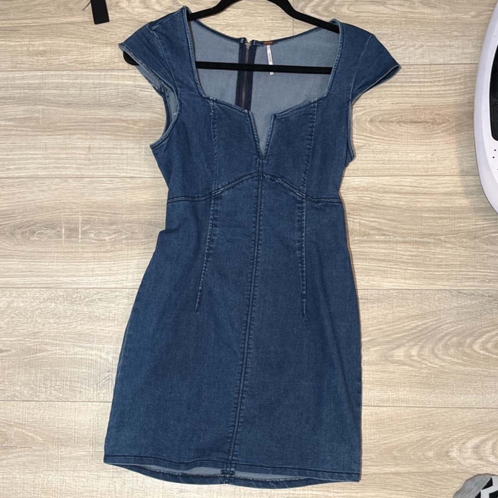 Free People denim dress
